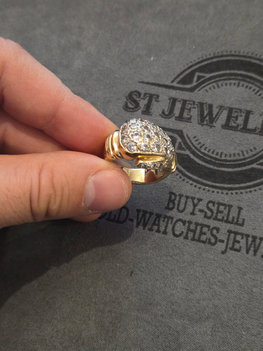 9kt Gold Boxing Glove Ring