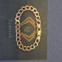 9kt Gold Curb Bracelet