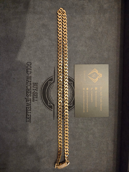 9kt Gold Curb Chain