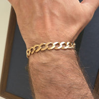 9kt Gold Curb Bracelet