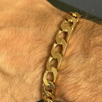 9ct Gold Curb Bracelet Solid