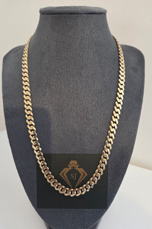 9kt Gold Curb Chain