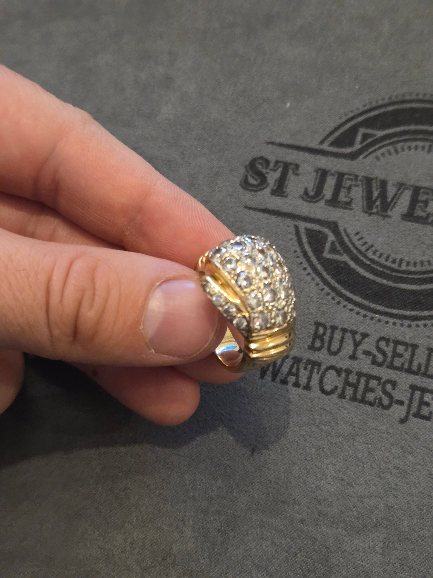 9kt Gold Boxing Glove Ring