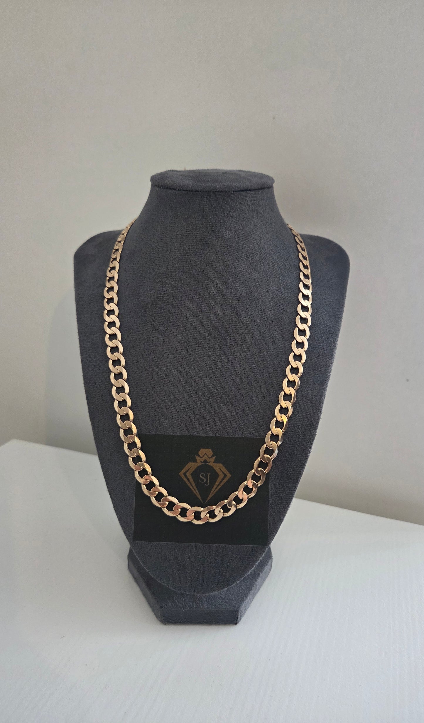 9ct Gold Curb Chain Solid