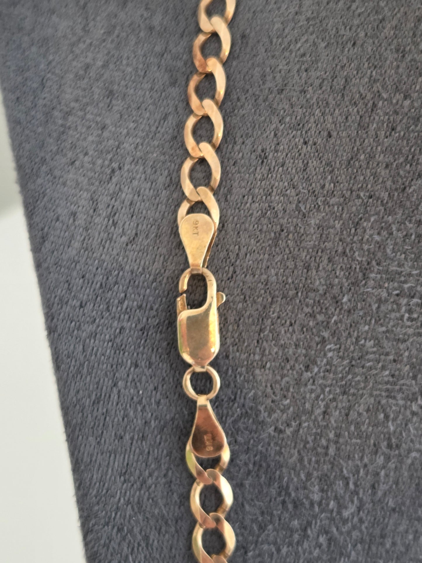 9kt Gold Curb Chain