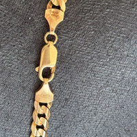 9ct Gold Curb Chain Solid