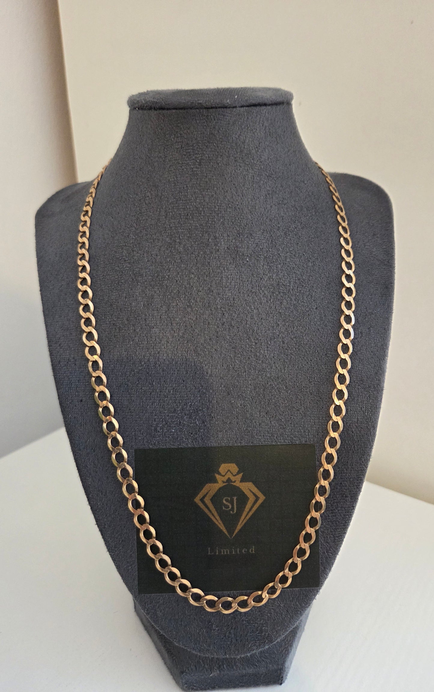 9kt Gold Curb Chain