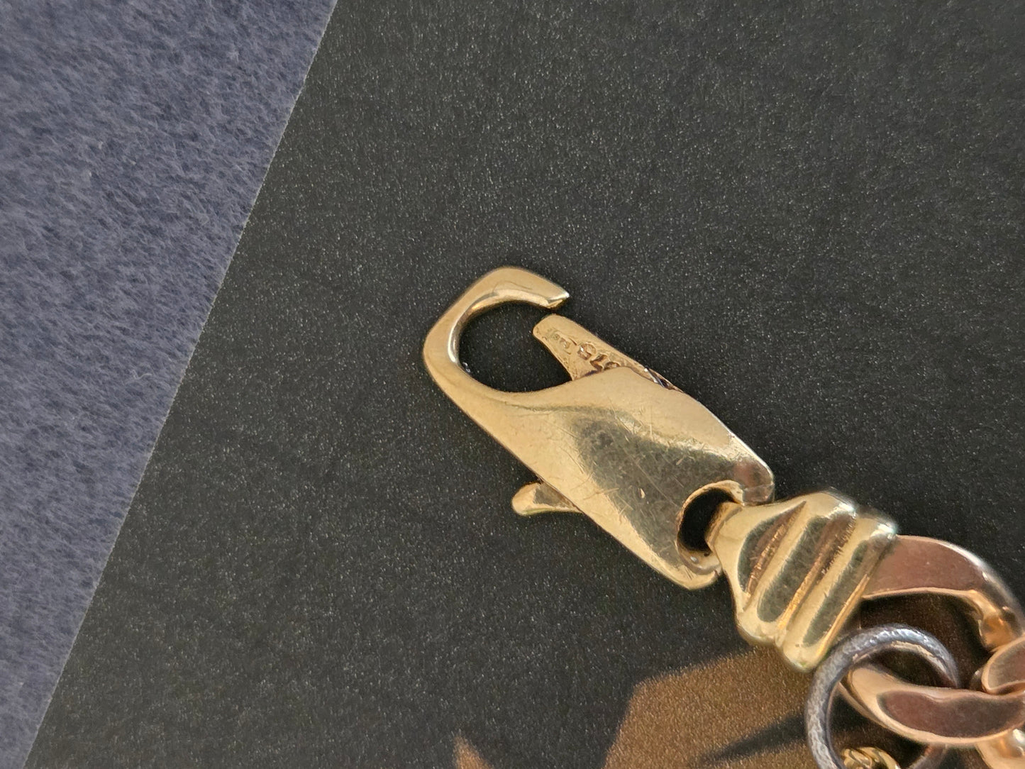 9kt Gold Curb Bracelet