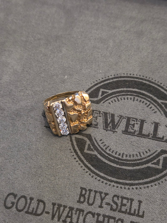 9kt Gold Keeper Ring