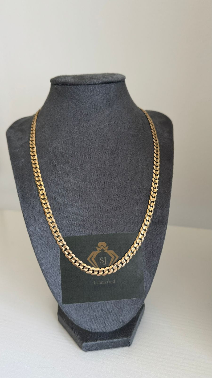 9ct Gold Curb Chain Solid