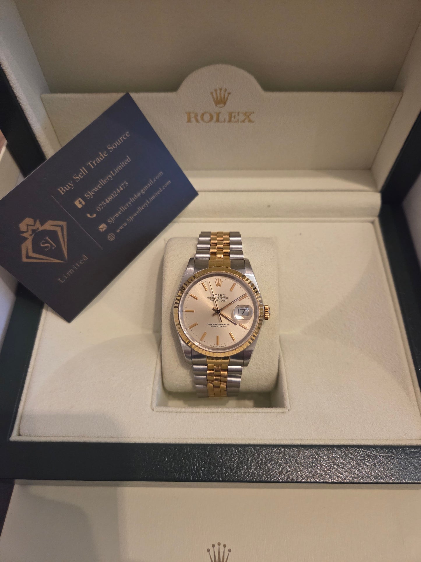 Rolex Datejust 36mm 18ct Gold