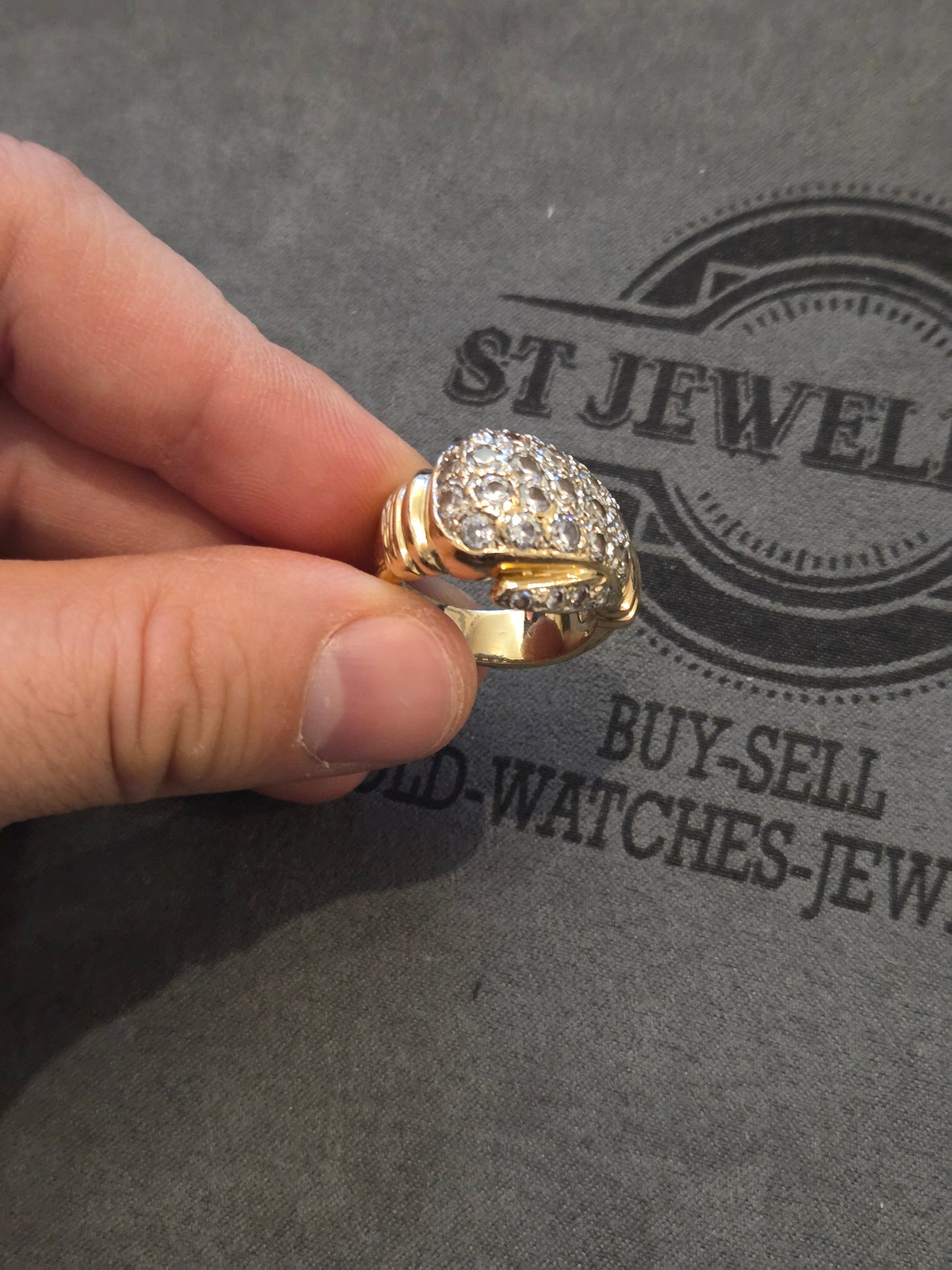 9kt Gold Boxing Glove Ring