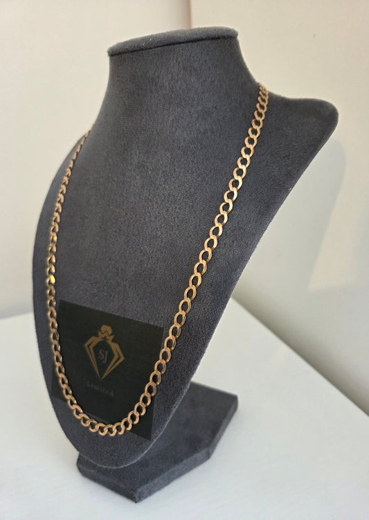 9kt Gold Curb Chain