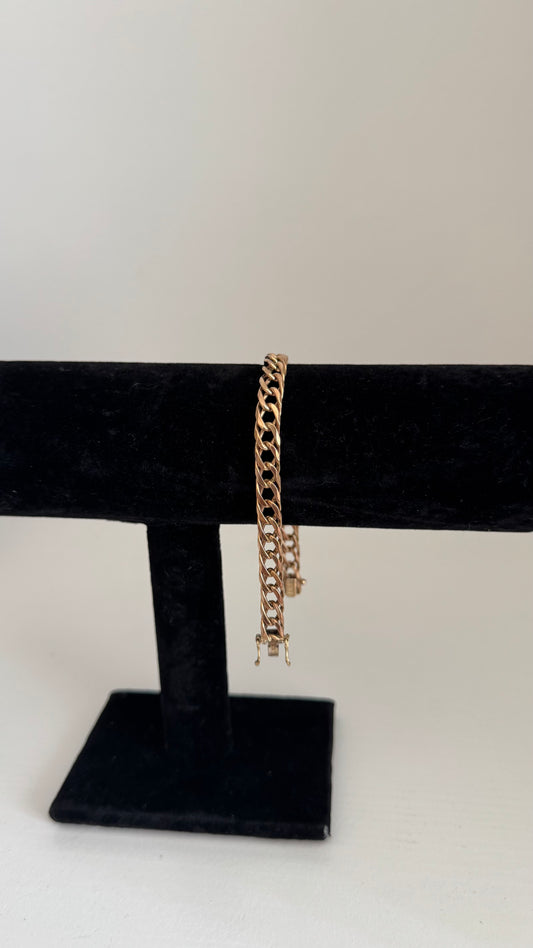 9ct Gold Curb Bracelet
