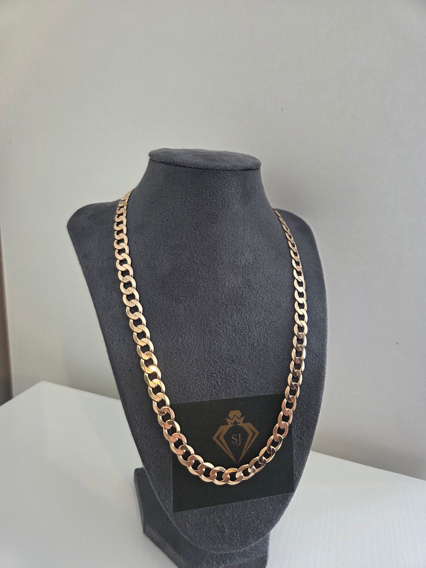 9ct Gold Curb Chain Solid